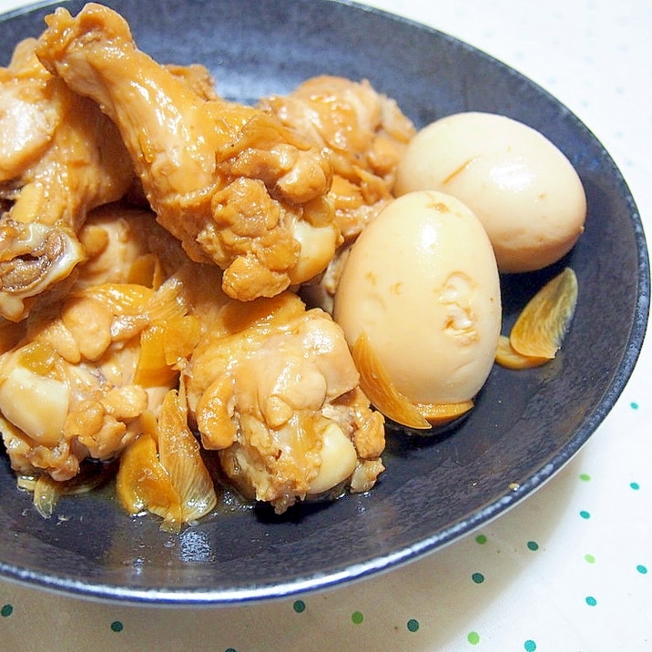 手羽元の酢醤油煮 圧力鍋であっという間 レシピ 作り方 By 京たまご86 楽天レシピ